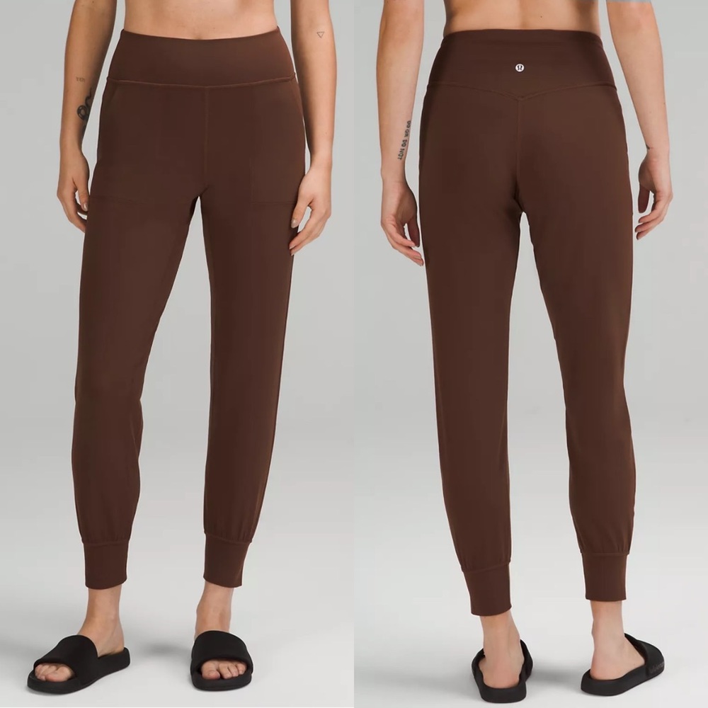 $118 Lululemon 6 Align High-Rise Jogger Leggings Roasted Brown Java